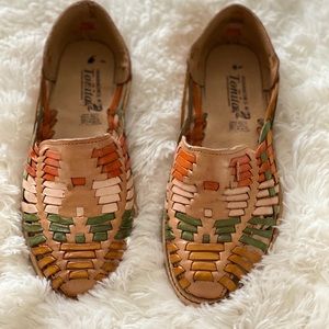 Leather Kwarachis Handmade Sandals.